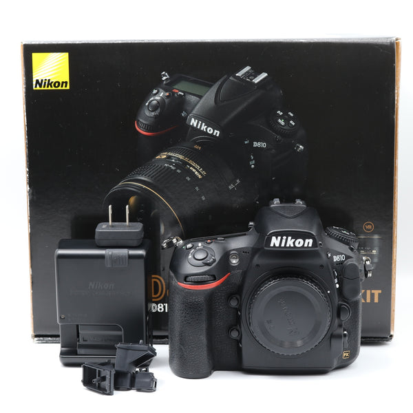 【美品】Nikon デジタル一眼レフカメラ D810 (シャッター回数5090回)