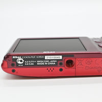 【良品】Nikon デジタルカメラ COOLPIX S3500 光学7倍ズーム 有効画素数 2005万画素 ラズベリーレッド S3500RD