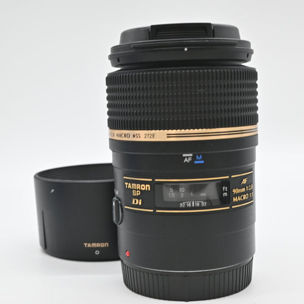 【美品】TAMRON 単焦点マクロレンズ SP AF90mm F2.8 Di MACRO 1:1 キヤノン用 フルサイズ対応 272EE