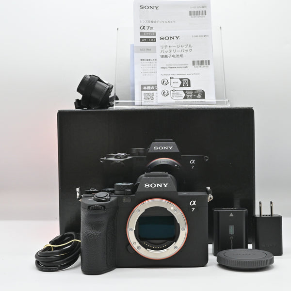 【新同品】ソニー フルサイズミラーレス一眼 α7 IV ボディ ILCE-7M4 ブラック α7M4