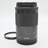【良品】Canon 望遠ズームレンズ EF-M55-200mm F4.5-6.3 IS STM ミラーレス専用 EF-M55-200ISSTM