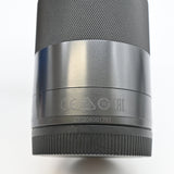 【良品】Canon 望遠ズームレンズ EF-M55-200mm F4.5-6.3 IS STM ミラーレス専用 EF-M55-200ISSTM
