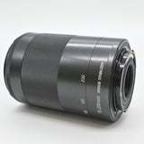 【良品】Canon 望遠ズームレンズ EF-M55-200mm F4.5-6.3 IS STM ミラーレス専用 EF-M55-200ISSTM