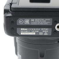 【美品】Nikon デジタルカメラ COOLPIX B700 光学60倍ズーム 2029万画素 ブラック B700BK
