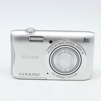 【新同品】Nikon デジタルカメラ COOLPIX S3700 シルバー 光学8倍ズーム 2005万画素 S3700SL