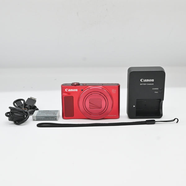 【美品】Canon コンパクトデジタルカメラ PowerShot SX620 HS レッド 光学25倍ズーム/Wi-Fi対応 PSSX620HSRE