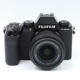 【美品】FUJIFILM ミラーレスデジタルカメラ X-S10 Wズームレンズキット F X-S10LK-1545/50230 ブラック