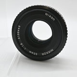 【美品】NIKON ニコン Ai-S 50mm F1.8