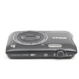 【美品】Nikon デジタルカメラ COOLPIX S3700 ブラック 光学8倍ズーム 2005万画素 S3700BK
