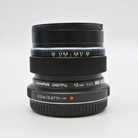 【美品】OLYMPUS 単焦点レンズ M.ZUIKO DIGITAL ED 12mm F2.0 ブラック ED 12mm F2.0 BLK