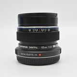 【美品】OLYMPUS 単焦点レンズ M.ZUIKO DIGITAL ED 12mm F2.0 ブラック ED 12mm F2.0 BLK