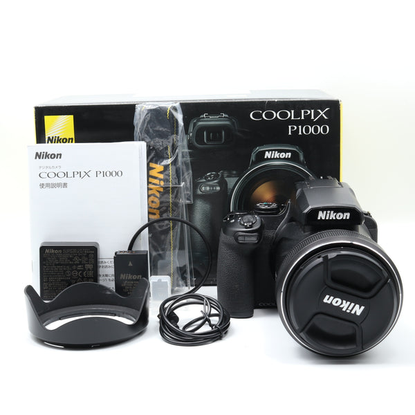 【美品】Nikon デジタルカメラ COOLPIX P1000 ブラック クールピクス P1000BK