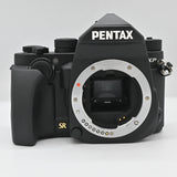 【美品】PENTAX デジタル一眼レフカメラ KP ボディ ブラック 防塵 防滴 -10℃耐寒 アウトドア 5軸5段手ぶれ補正 KP BODY BLACK 16020