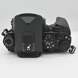 【美品】PENTAX デジタル一眼レフカメラ KP ボディ ブラック 防塵 防滴 -10℃耐寒 アウトドア 5軸5段手ぶれ補正 KP BODY BLACK 16020