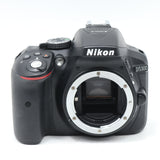 【美品】Nikon デジタル一眼レフカメラ D5300 ブラック 2400万画素 3.2型液晶 D5300BK