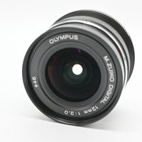 【美品】OLYMPUS 単焦点レンズ M.ZUIKO DIGITAL ED 12mm F2.0 ブラック ED 12mm F2.0 BLK