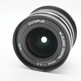 【美品】OLYMPUS 単焦点レンズ M.ZUIKO DIGITAL ED 12mm F2.0 ブラック ED 12mm F2.0 BLK